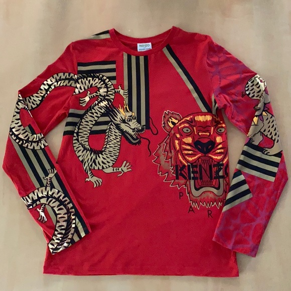 Kenzo Kids Long-sleeve Shirt Sz 14 - Picture 1 of 9